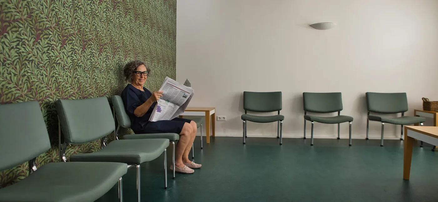 Das grüne Wartezimmer der Praxis